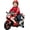 Red, variant on Kid Trax 6V Glow Electric Toddler Kids Motorcycle - Toddler Bike, Indoor/Outdoor Toys, Durable, LED Headlights and Body Light, Realistc Sounds, Kids Ride On Toys, Max Weight 65lbs, Ages 3+, Pink
