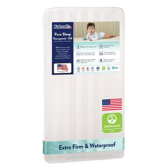 Kolcraft Pure Sleep Therapeutic 150 Baby Crib/Toddler Mattress