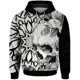 thumbnail image 5 of Sudadera con capucha de otoño, sudaderas con capucha de moda para hombre, sudaderas con capucha para hombre con estampado genial de nigromante y esqueleto, ropa de calle Harajuku, 5 of 5