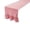 #Pink-001, variant on LIORAGLJ Christmas Table Runner with Ruffled Ends Double-Sided Plaid 13×55in Dining Table Window Decor
