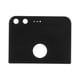 thumbnail image 1 of Cubierta de lente de vidrio Cubierta trasera de la cámara del teléfono móvil para Google Pixel 5.0 (negro), 1 of 9