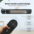 thumbnail image 4 of Electric Outdoor Heater, Electric Patio Heater Remote Control Aluminum Alloy 150mah  for Patio, 4 of 7