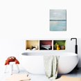 thumbnail image 6 of Abstract Beach Artwork - 12x16inch Modern Blue Ocean Bathroom Wall Art with Coastal Sunset & Sunrise Prints, 6 of 7