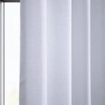 thumbnail image 3 of Half Price Drapes Dove White Grommet Faux Linen Room Darkening Curtains (1 Panel),50W X 84L, 3 of 6