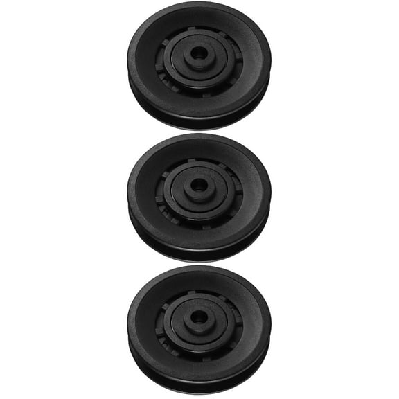 Set of 3 Pulley Wheel Fitness Equipment Cable Gym Heavy