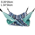 thumbnail image 5 of Ludlz Hamster Hanging Hammock Sugar Glider Hammock Rabbit Design Warm Long Fleece Guinea Pig Bed Small Animal Cage Hanging for Small Animal Winter Hotumn Spring, 5 of 5