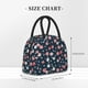 thumbnail image 2 of Disketp Cherry Blossoms Bolsa Térmica para Almuerzo, Lonchera con Abertura Amplia y Gran Capacidad, Organizador Reutilizable para Mujeres, Hombres y Adultos, 2 of 6