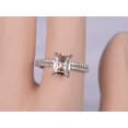 thumbnail image 6 of HeartsAndYou 2.1ct Natural Peach Morganite Bridal Set Engagement Ring 14k SOLID White Gold, 6 of 9