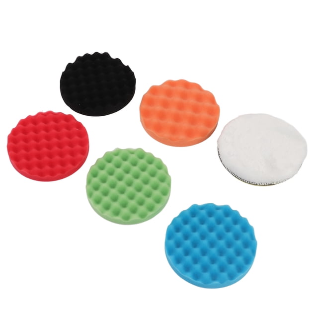Pulidor De Esponja Automotriz, Kit De Esponja De Pulido De Trabajo Detallado Para Coches, Camiones, Ruedas, Radios
