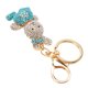 thumbnail image 1 of Llavero de Conejito Azul Jadeshay Lindo Llavero Animal Colgante, 1 of 8