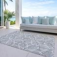 thumbnail image 6 of Addison Rugs Chantille Indoor/Outdoor Transitional Geometric Gray Washable Rectangle Rug, 5' x 7'6", 6 of 6