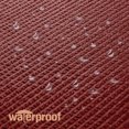 thumbnail image 4 of OVZME Leon Poinsettia Narrow Stall Fabric Shower Curtain 36x72 inch for Bathroom - 3D Textured Hotel Luxury Bath Curtain, Waterproof Machine Washable Fabric with Quick Dry, 36"W x 72"H, Poinsettia, 4 of 4