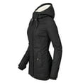 thumbnail image 5 of Women's Plus Size Winter Coat Recycled Puffer Jacket Warm Thicken Parka Overcoat with Removable Hood, 5 of 8