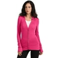 thumbnail image 2 of J. METHOD Women's Snap Button Cardigan Long Sleeve Knit Ribbed Sweater, 2 of 6