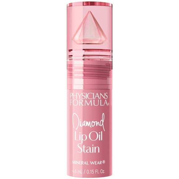 Physicians Formula Mineral Wear Liquid Diamond Lip Oil Stain in Radiant Rose