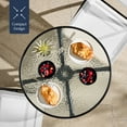 thumbnail image 6 of Best Choice Products 3-Piece Patio Bistro Dining Furniture Set w/ Glass Tabletop, Folding Chairs - White, 6 of 10