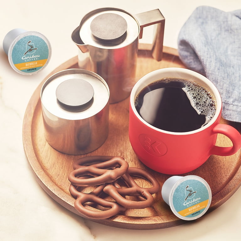 Caribou Coffee Daybreak Morning Blend, Single-Serve Keurig K-Cup Pod, Light Roast Coffee, 24 Count
