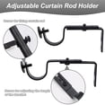 thumbnail image 6 of SPOKKI 6 PCS Aluminum Curtain Rod Brackets with Hardware - Durable & Easy Install, 6 of 9