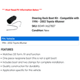 thumbnail image 2 of Steering Rack Boot Kit - Compatible with 1996 - 2002 Toyota 4Runner - Beck Arnley, 2 of 2