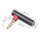 thumbnail image 2 of Upgraded Replacement Audio Cable L-shaped Elbow Headphone 3.5mm Male to Female Adapter 2m 6.5 Feet Cord for Wireless PC, 2 of 4