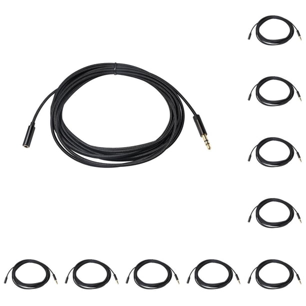 Cable de extensión de audio Methold 3.5mm Adaptador Conector de conversión TPE
