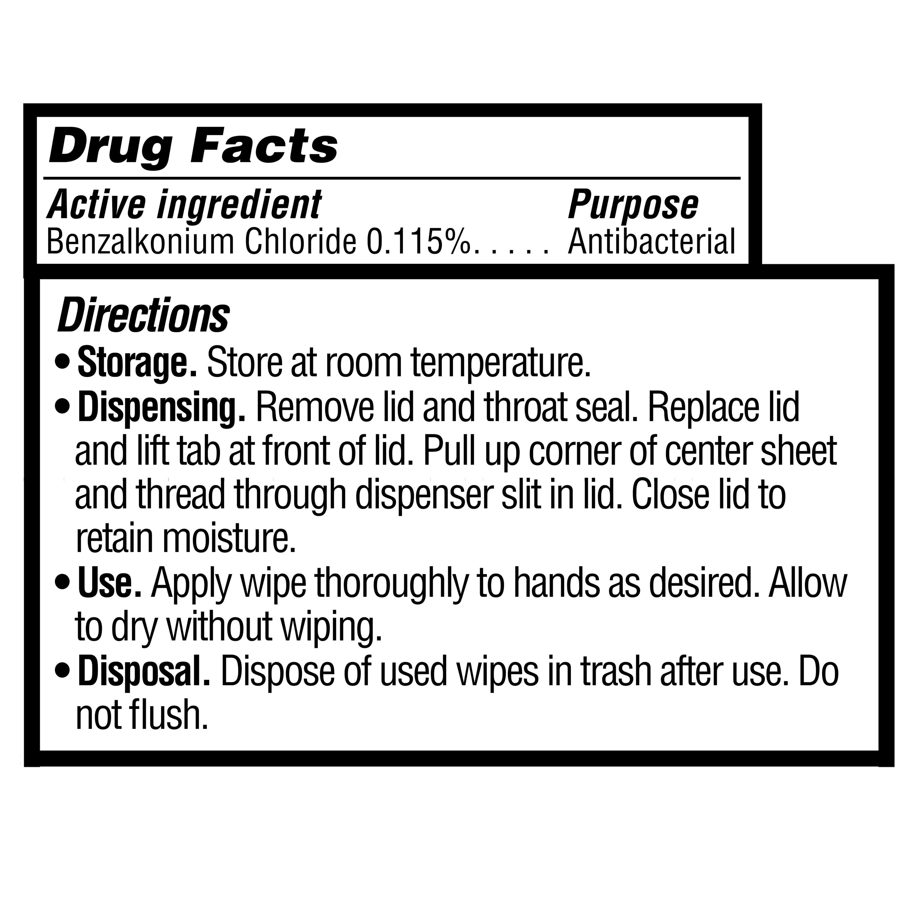 Equate Antibacterial Hand Wipes, Fresh Scent, 40 Wipes