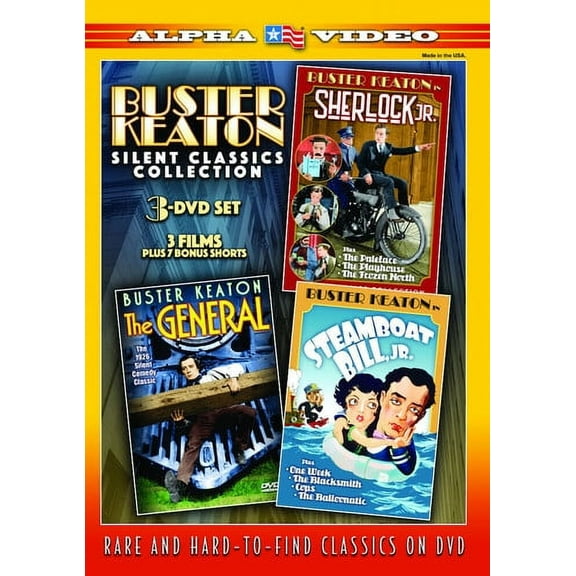 Buster Keaton Silent Classics Collection (DVD), Alpha Video, Comedy