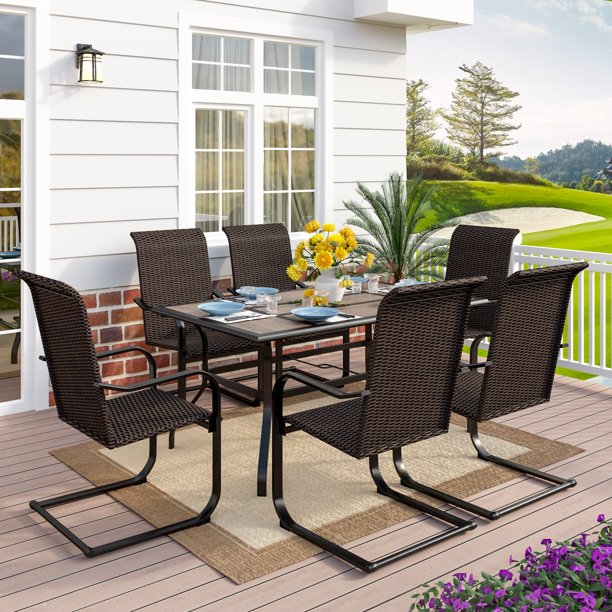 C Spring Patio Chairs
