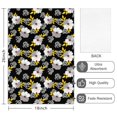 thumbnail image 2 of 2 Pcs Pioneer Flower Floral Print Pattern Kitchen Towels, Funny Microfiber Dish Towel Set, 18" X 26" Tea Towels, 2 of 6
