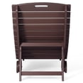thumbnail image 4 of WestinTrends Outdoor HDPE In-Pool Patio Chaise Lounge Chair With Wheels, Dark Brown, 4 of 12