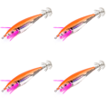 thumbnail image 1 of Señuelo Calamar Y Camarón Ojos 3D 7cm Con Anzuelos Cebo para Amantes La Pesca () Naranja, 1 of 2