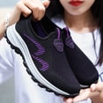 thumbnail image 4 of Zapatos casuales de mujer Malla transpirable Slip-On Light para verano (Negro 37) Wdftyju Tenis De Mujer Tenis De Hombre, 4 of 5
