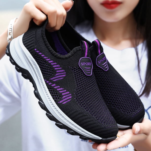 Zapatos deportivos para mujer, ligeros, transpirables, con suela antideslizante, a la moda para el verano Hugtrwg Para estrenar