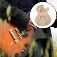 thumbnail image 3 of 1 Pieza DIY Fina Sin Terminar Barril en Blanco Guitarra de Arce Pulido, 3 of 9