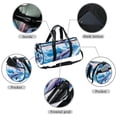 thumbnail image 2 of Dolphin Multifunctional Sports Bag for Basketball, Carry-on, Yoga, and Gym - Size 17.7 Inches, with Interior Zipper Pocket and Large Capacity, 2 of 6