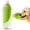 Green, variant on 2 Pack Silicone Portable Dog Water Bottle Attachment, Slip-On Pet Water Bowl Dispenser, Leak Proof Foldable Leaf Shape Water Accessory for Walking Hiking Travel