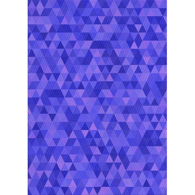 Ahgly Company Tapis Rectangulaire Lavable en Machine Intérieur Transitionnel Aztech Violet, 8 Pieds x 10 Pieds