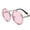 C2 pink, variant on Adult Sunglasses Round Frame Metal Design Fashionable Sun Glasses with Strong Resin Lenses and UV400 Protection