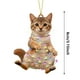 thumbnail image 3 of Adornos Colgantes Navideños de Acrílico | Decoraciones Navideñas Impresas a Doble Cara de 8 Cm para Familiares y Compañeros de Trabajo | Regalos Duraderos para Decorar El Árbol de Navidad | Accesorio, 3 of 6