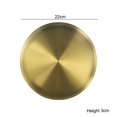 thumbnail image 3 of Elegant Gold Stainless Steel Storage Tray Jewelry Display Plate Organizer for Cosmetics Coffee Table Snacks Keys 12 5cm, 3 of 11