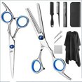 thumbnail image 1 of Hair Thinning Scissors Kit,10pcs Haircutting Scissors Kit Hair Scissors Kit Hair Salon Apron Kit Optimal Efficiency, 1 of 8