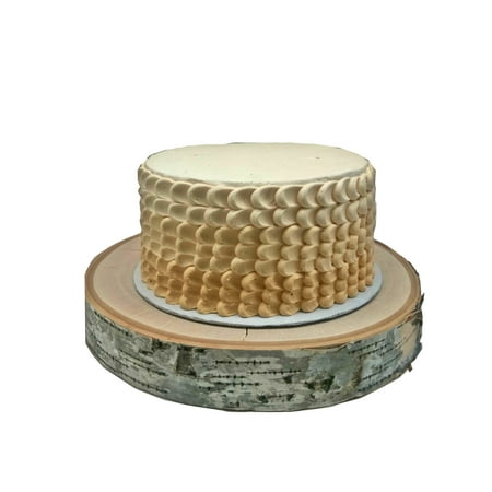 

Koyal Wholesale 12 Large Natural Birch Wood Reversible Cake Slab