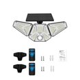 thumbnail image 1 of Inteprter Lámpara de inducción de pared Lámpara de carga solar para exteriores 113 LED Ángulo ajustable Garaje Granja Lámpara de pared impermeable con Iluminación y accesorios Inteprter HA012934-00, 1 of 1