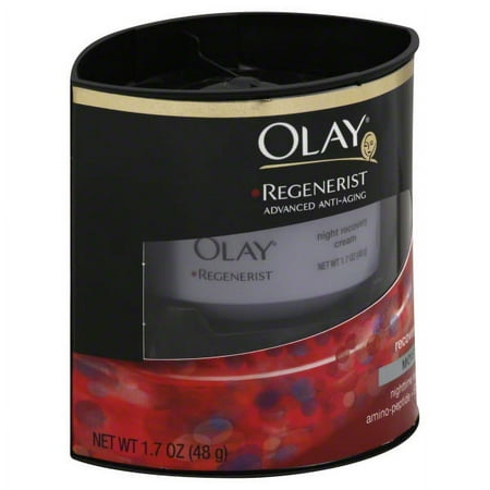 Olay Regenerist Night Recovery Cream Moisturizer, 1.7 oz