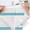 thumbnail image 4 of Heavy Duty Diamond Mesh Laundry Bags with Drawstring Closure and ID Tag, Large Laundry Hamper Liner, Washable Laundry Essentials for College, Travel, Sports, Dorms (24"x 36"| 1 Pack) - White, 4 of 14