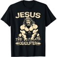 thumbnail image 1 of Jesus The Ultimate Deadlifter Christian Gym Pump Cover - Camiseta con cubierta de bomba, 1 of 2