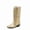 Gold, variant on Women's Metallic Fringe Cowboy Boots - Gold/Silver Mid-Calf Western Boots with Tassels & Pointed Toe