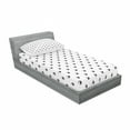 thumbnail image 3 of Ying Yang Bedding Set with Sheet & Covers, Polka Dots Yin Yang Patterns Universal Duality Between and Bad Concept, Printed Bedroom Decor 2 Shams, 4 Sizes, White Black, by Ambesonne, 3 of 3