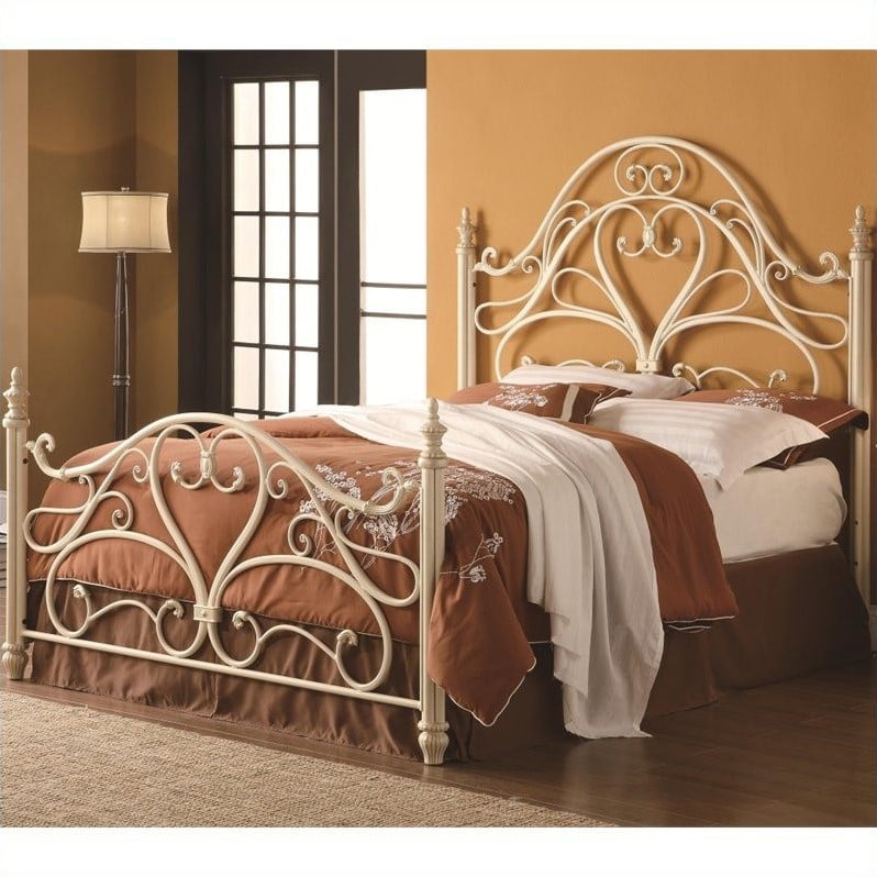 King Size Wrought Iron Headboard And, Iron Queen Headboard And Footboard
