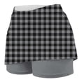 thumbnail image 5 of BVOFAR Tennis Skirts for Women with Shorts Plaid High Waisted Golf Skorts Sports Running Gym Training Skirt Black XXL, 5 of 6